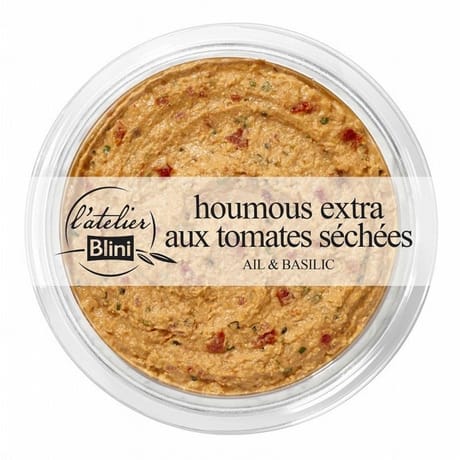Atelier blini houmous extra aux tomates séchées 175g
