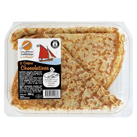 Crêpe chocolatieres x5