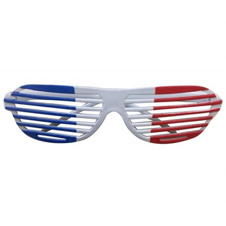 Lunettes striées Bleu-Blanc-Rouge