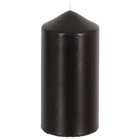 Bougie ronde coloris noir