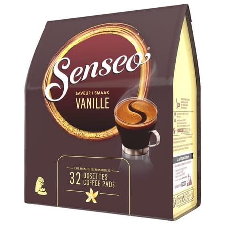 Senseo cafe dosettes vanille x32 - 222g