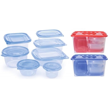 Lot de 27 boîtes de conservation