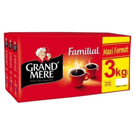 Grand mère cafe moulu familial 3x4x250g