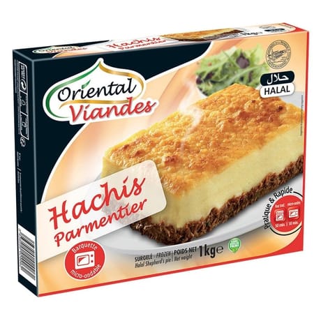 Oriental viandes hachis parmentier halal 1kg