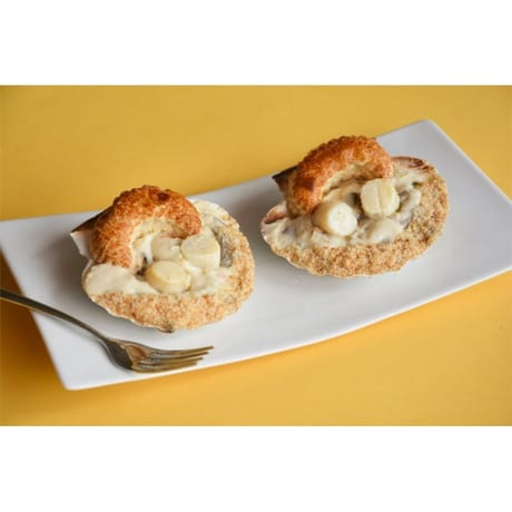 Coquilles noix de saint-jacques sauce à la normande x2  140gr