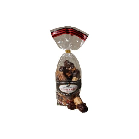 Biscuiterie hansi spritz au beurre enrobé de chocolat 200g
