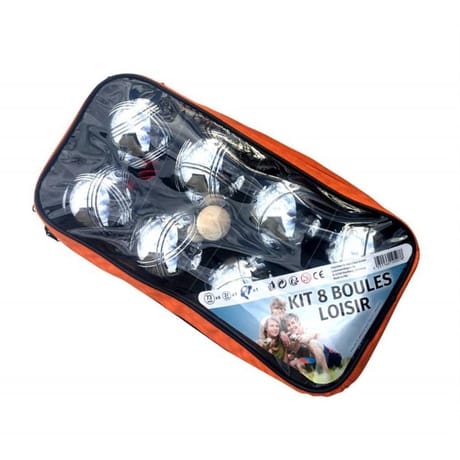 Jeu de 8 boules de péranques loisir