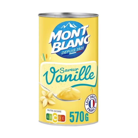 Mont Blanc crème dessert vanille 570g
