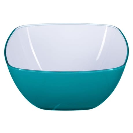 Saladier square lagon 19 cm