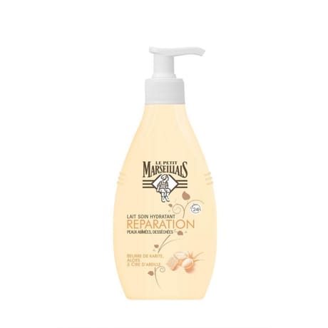 Le Petit Marseillais lait réparateur karité cire abeille 250ml