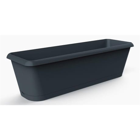 Eda jardinière "Chorus" 50 cm avec plateau clipsé - anthracite