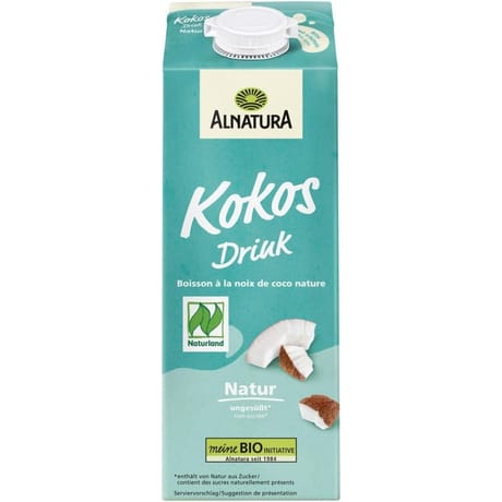Alnatura boisson bio à la noix de coco non sucrée 1l