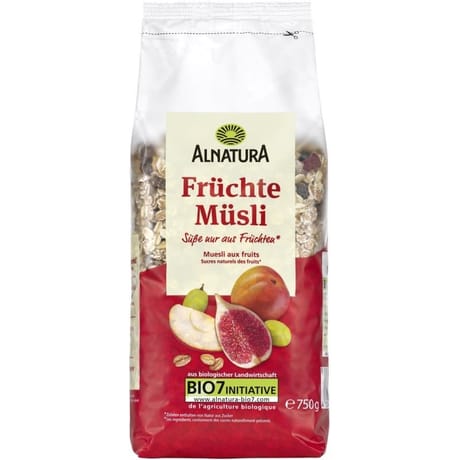 Alnatura muesli aux fruits bio 750g