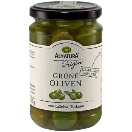 Alnatura olives vertes bio 310g