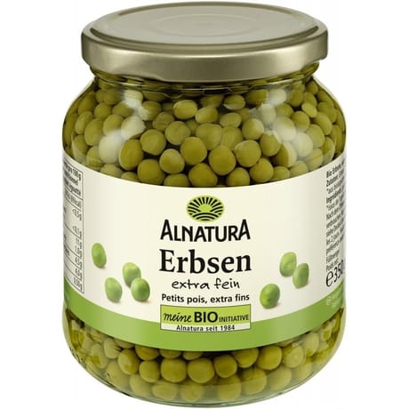 Alnatura petits pois extra fins bio 340g