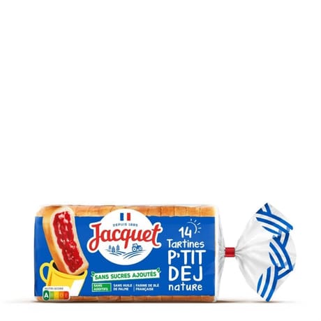 Jacquet tartine p'tit dej nature 410g