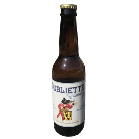 Bière Oubliette blanche 33cl 4.5% Vol.