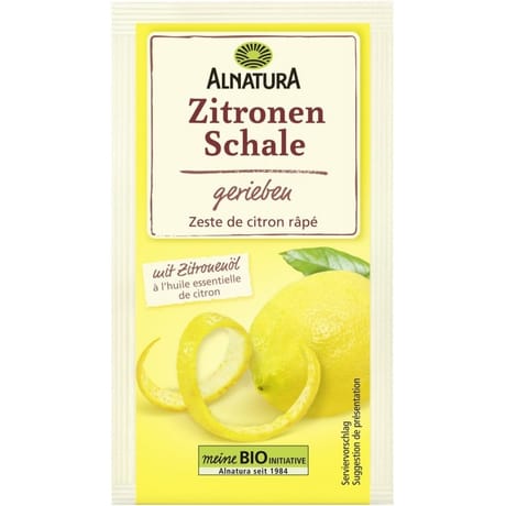 Alnatura zeste de citron râpé bio 5g