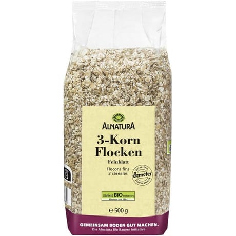 Alnatura flocons 3 céréales bio 500g