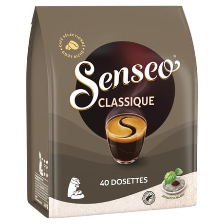 Senseo cafe dosettes classique x40 277g
