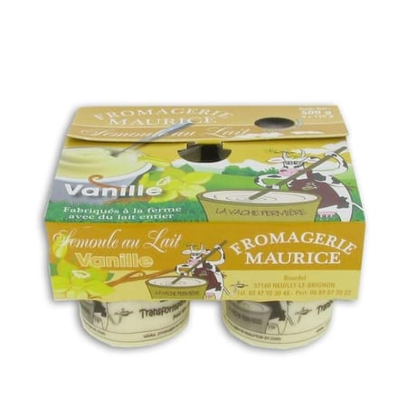 Semoule au lait vanille 4x125g