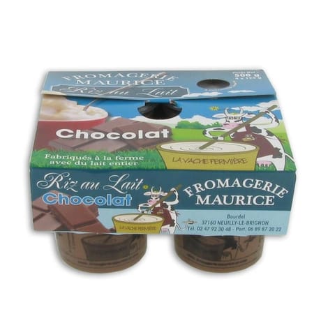 Riz au lait chocolat 4x125g