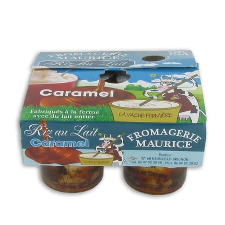Riz au lait caramel 4x125g