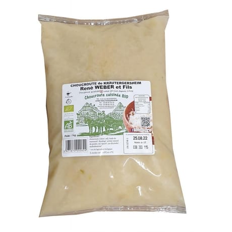 Choucroute cuite BIO 1kg