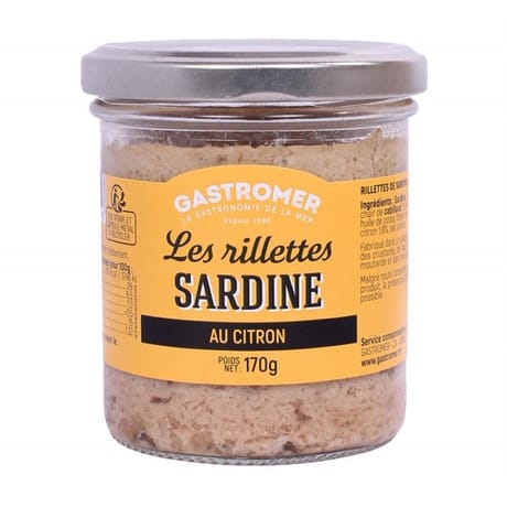 Rilettes de sardines au citron