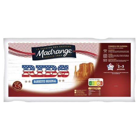 Ribs Barbecue 650g Madrange