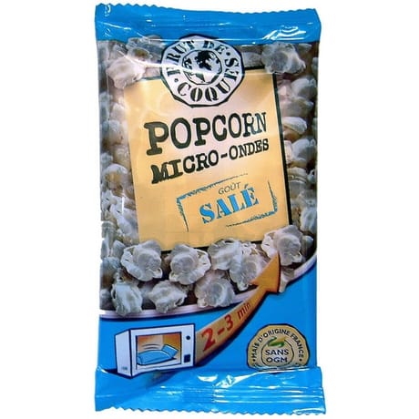 Pop corn salé mirco onde