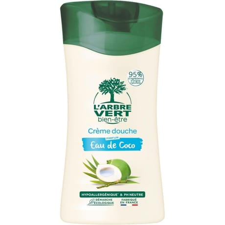L'arbre vert bien être crème douche eau de coco 250 ml