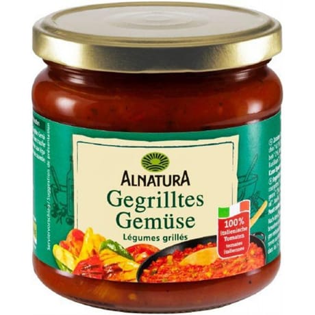 Alnatura sauce tomate aux légumes grillés bio 350ml