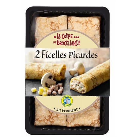 La Crêpe de Brocéliande ficelles picardes jambon supérieur et champignons 280g