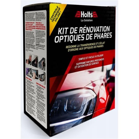 Holts kit rénovation optiques de phares