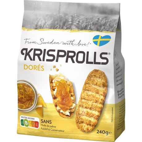 Krisprolls dorés 240g
