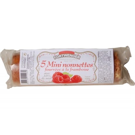 Fortwenger mini nonnettes framboise 95g