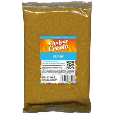 Chaleur Créole curry madras 100g