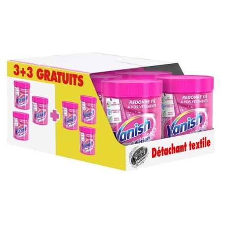 Vanish poudre gold 470 G 30 ° 3 + 3 gratuits