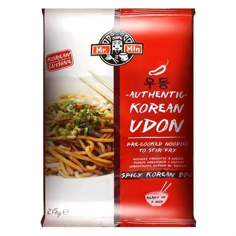 Mr min udon korean bbq spicy 215g
