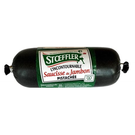 Stoeffler saucisse de jambon pistachée 200g