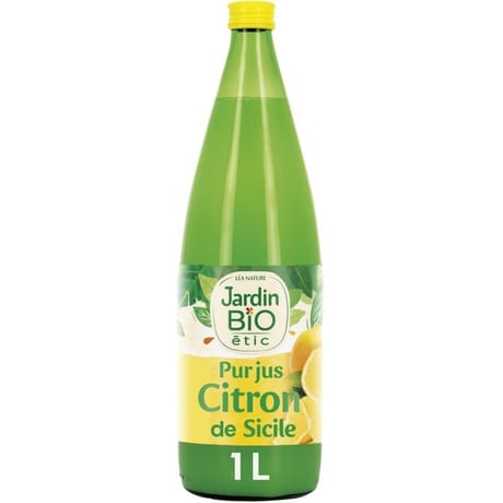 Jardin bio étic jus de citron bio 1l