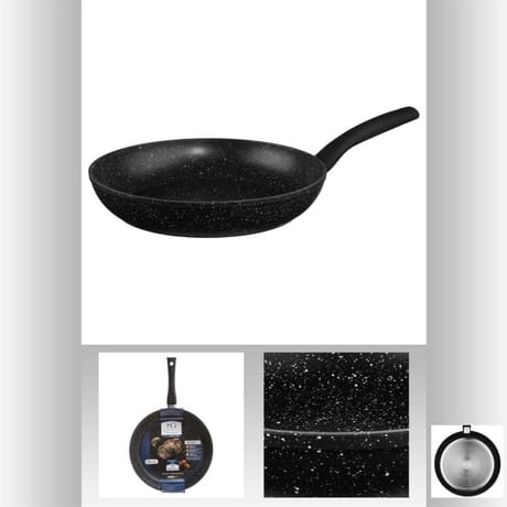 Poêle aluminium forgé diamètre 30 cm "caractère"