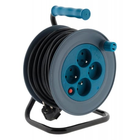 Zenitech Enrouleur compact 15m  turquoise 3G1mm