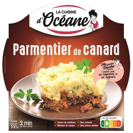 Cuisine océane Parmentier de Canard 300g