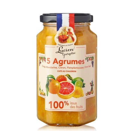 Lucien Georgelin préparation fruit 5 agrumes 100% 300g