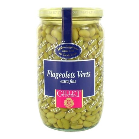 Gillet flageolets verts extra-fins bocal 420g