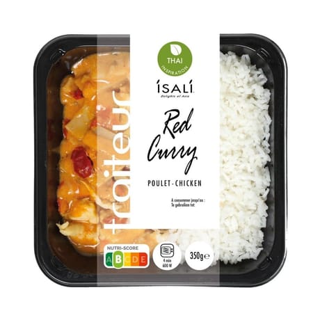 Poulet curry rouge 350g