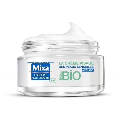Mixa expert peaux sensibles bio anti âge 50 ml cosmosorg