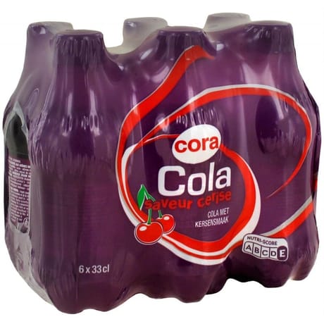 Cora cola saveur cerise 6x33cl